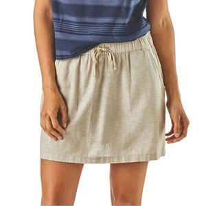 Patagonia Women’s Island Hemp Beach Skirt Beige Tan Size Medium